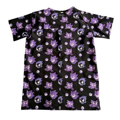 Top clínico de hombre con diseño Gengar - Talla M, vista 2