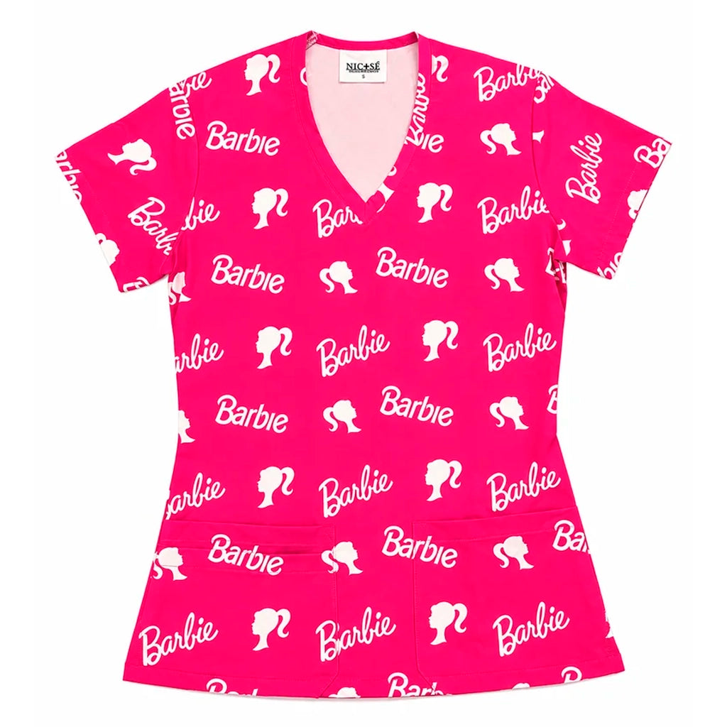 Barbie Fucsia Top Clínico Mujer