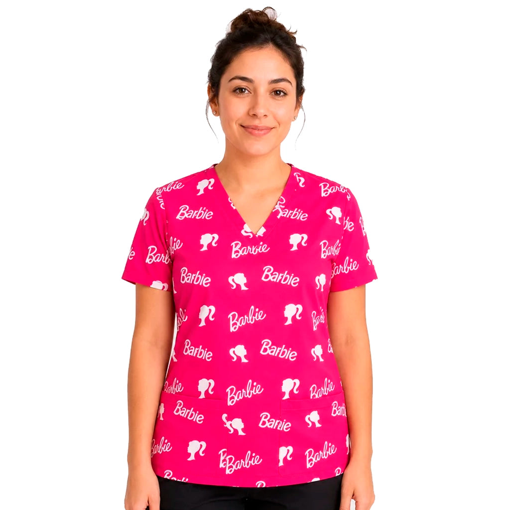 Barbie Fucsia Top Clínico Mujer