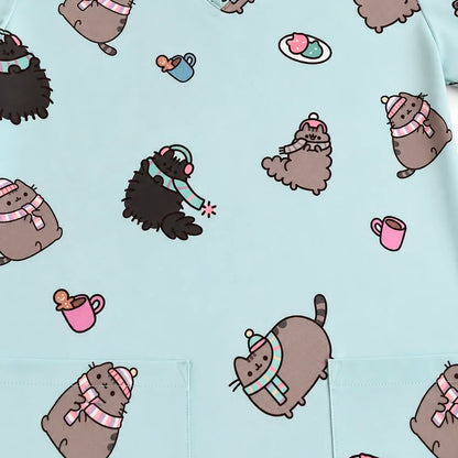 Gatitos Invierno Top Clínico Mujer