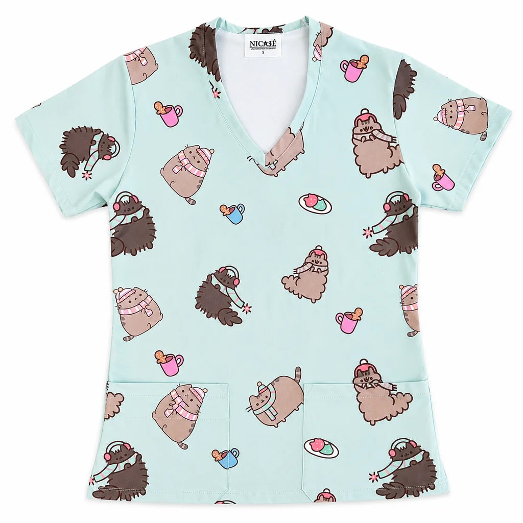 Gatitos Invierno Top Clínico Mujer