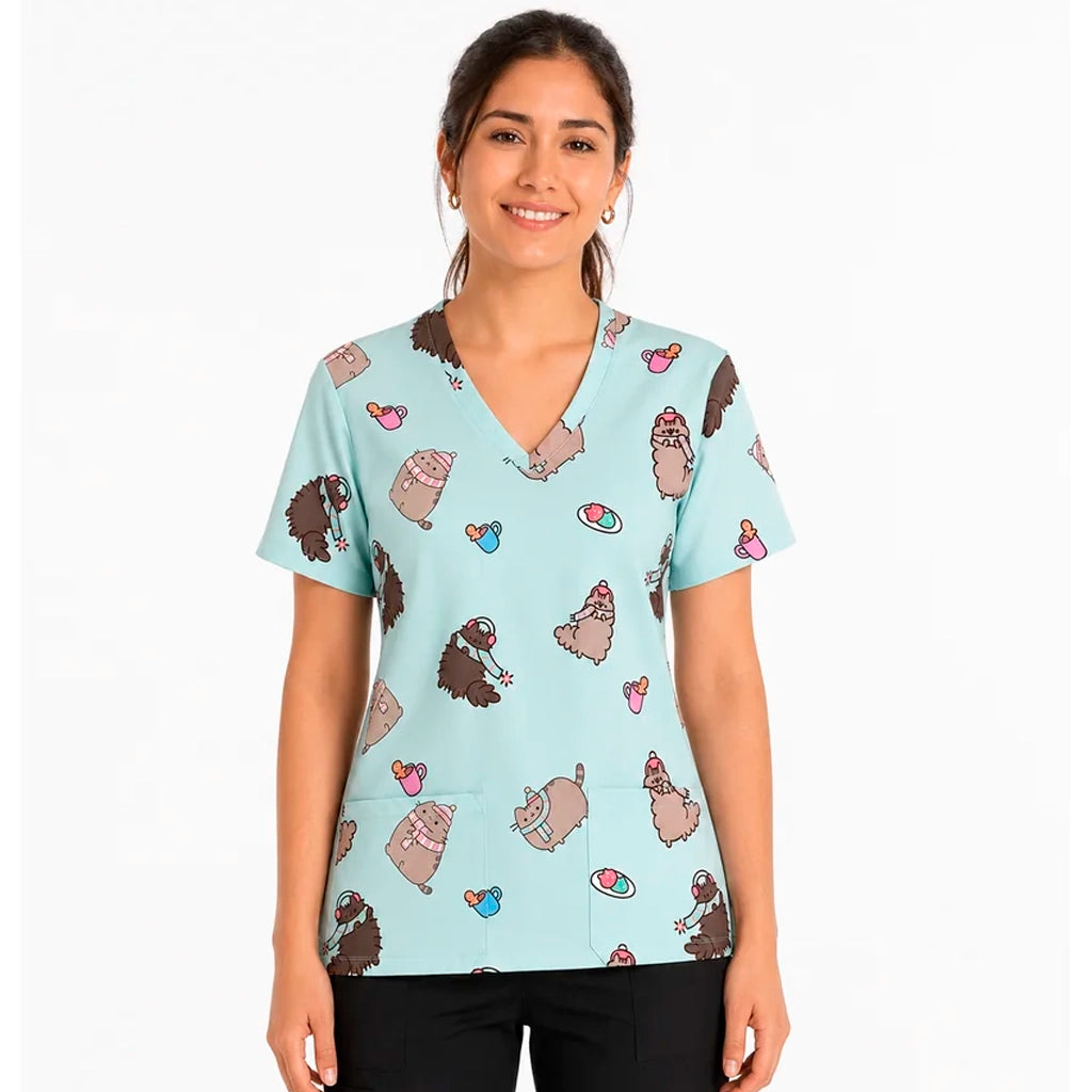 Gatitos Invierno Top Clínico Mujer