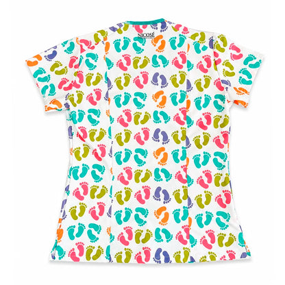 Pies de colores Top Clinico Mujer (A pedido)