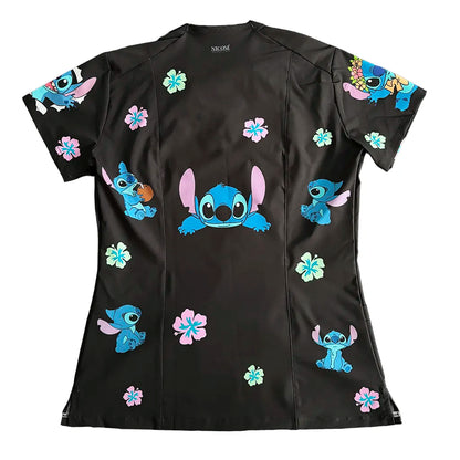 Top clínico de mujer con diseño Stitch - Talla L, vista 2
