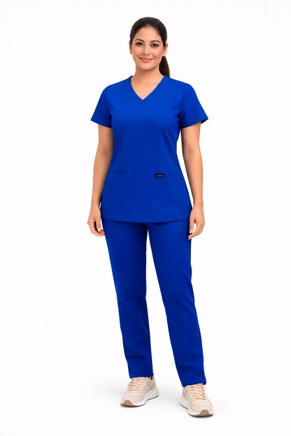 Top Esencial Antifluido Azul Rey