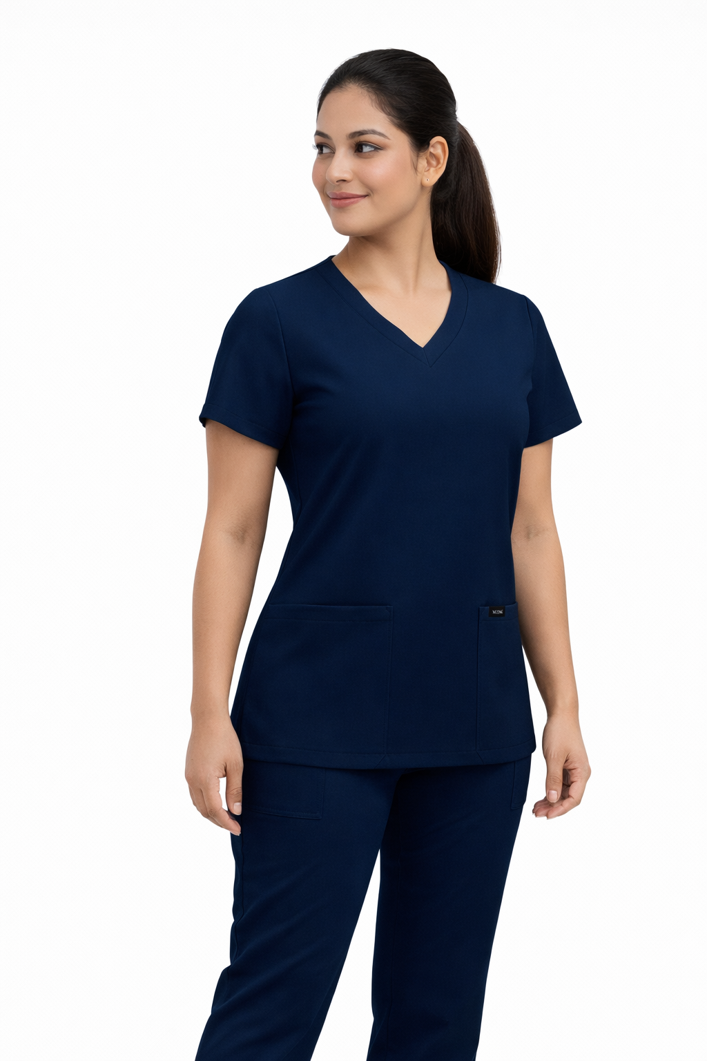 Top Esencial Antifluido Azul Marino