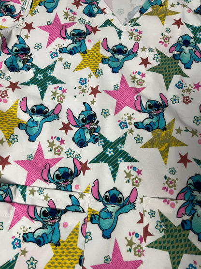 Stars Stitch Top Clínico Mujer (A pedido)