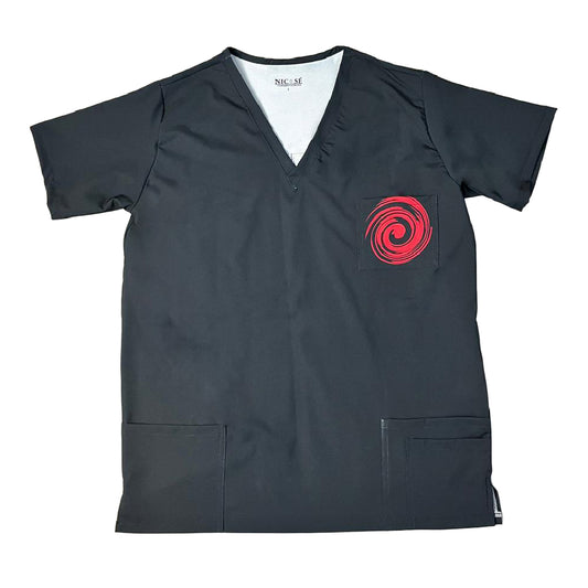 Top Clinico Hombre Tomie negro (Abono 50%)