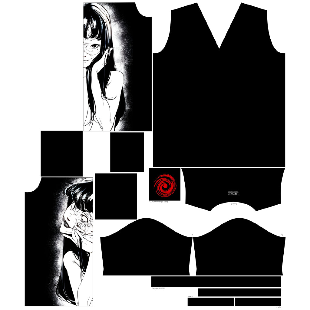 Top Clinico Hombre Tomie negro (Abono 50%)