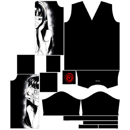 Top Clinico Hombre Tomie negro (Abono 50%)