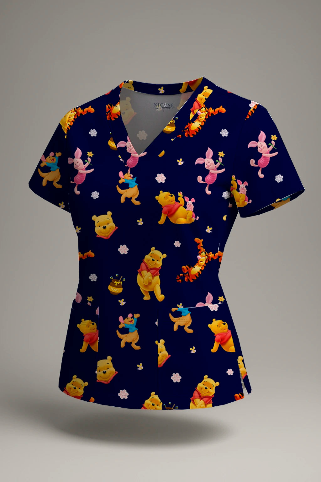 Top Winnie The Pooh azul marino