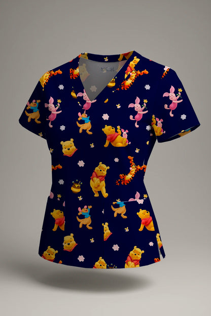 Top Winnie The Pooh azul marino