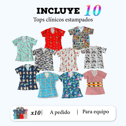 Set A todo color x10 (Tops a pedido)