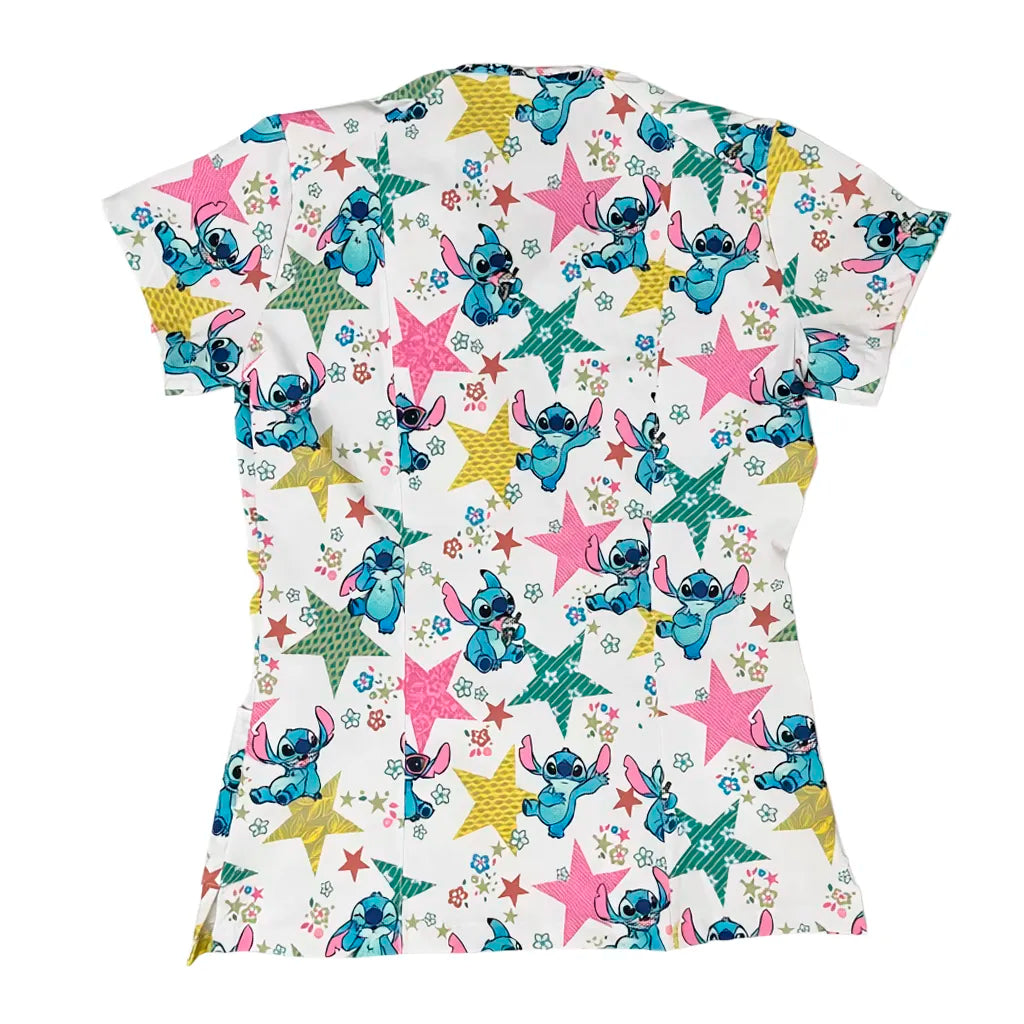 Stars Stitch Top Clínico Mujer (A pedido)