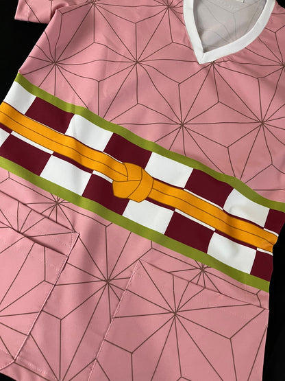 Nezuko Kamado Top Clinico Mujer (A pedido)