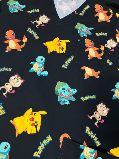 Top Clínico Hombre Pokémon (A pedido)