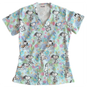 Snoopy Flores Top Clinico Mujer (A pedido)