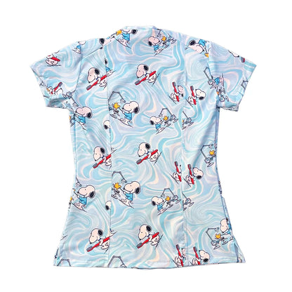 Top Clínico Snoopy Odontología Mujer (A pedido)