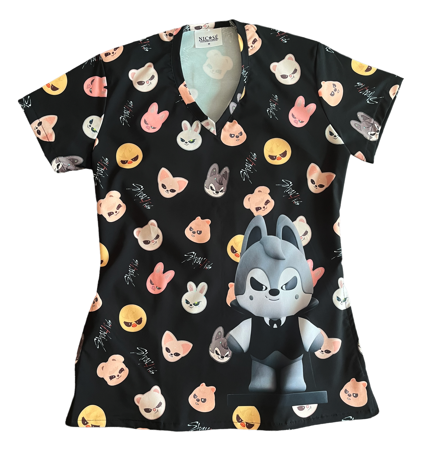 Stray Kids Wolfchan Top Clinico Mujer (A pedido)