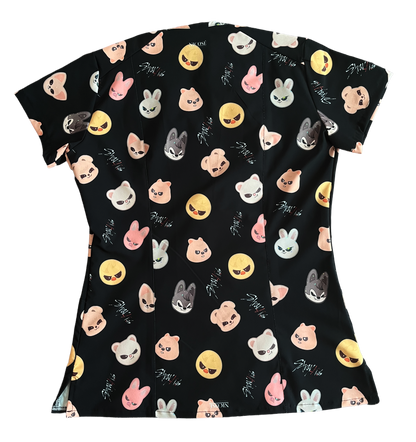 Stray Kids Wolfchan Top Clinico Mujer (A pedido)