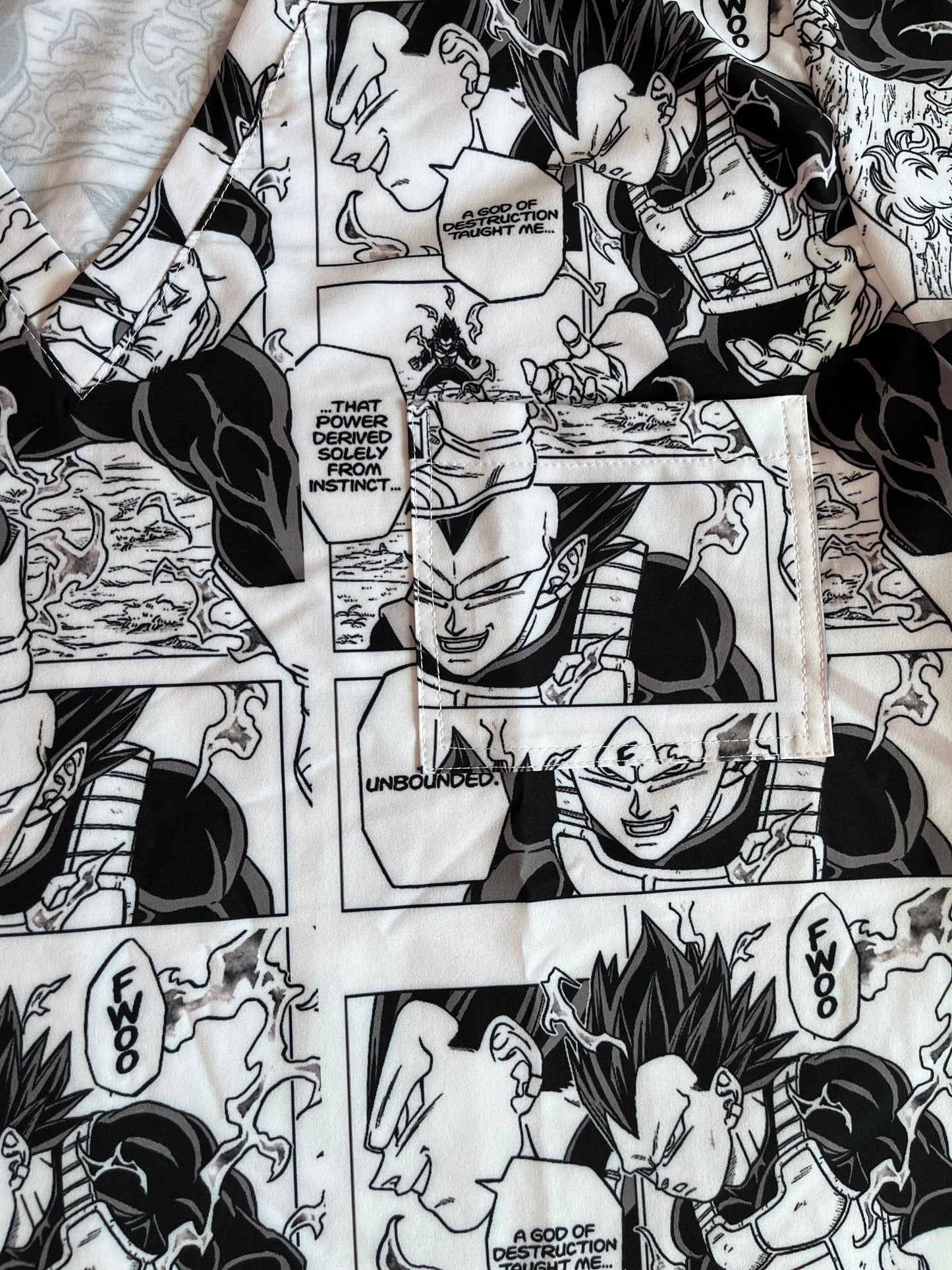 Top Clinico Hombre Vegeta Fury (A pedido)