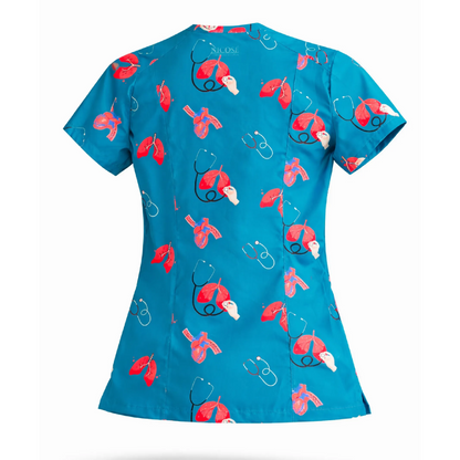 Top Clínico Íconos de vida Teal