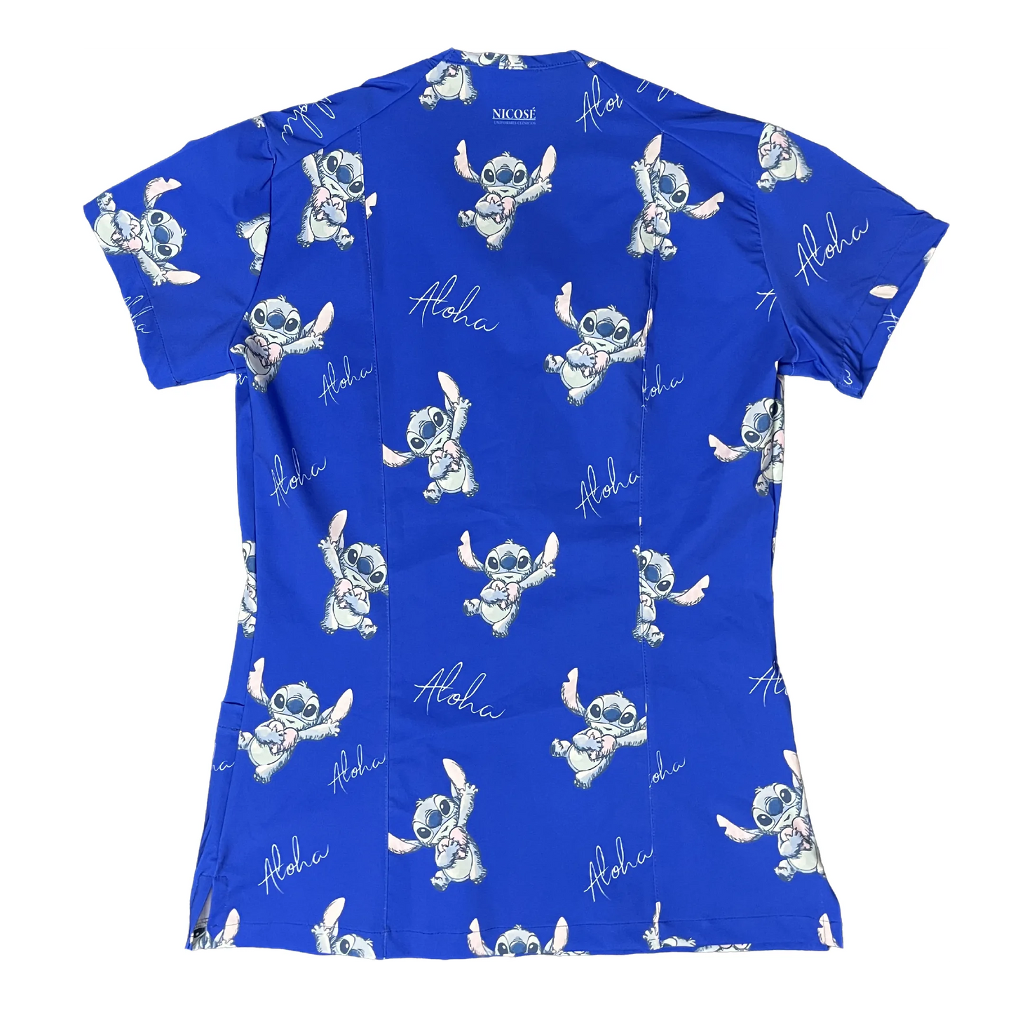 Aloha Stitch Top Clínico Mujer (A pedido)