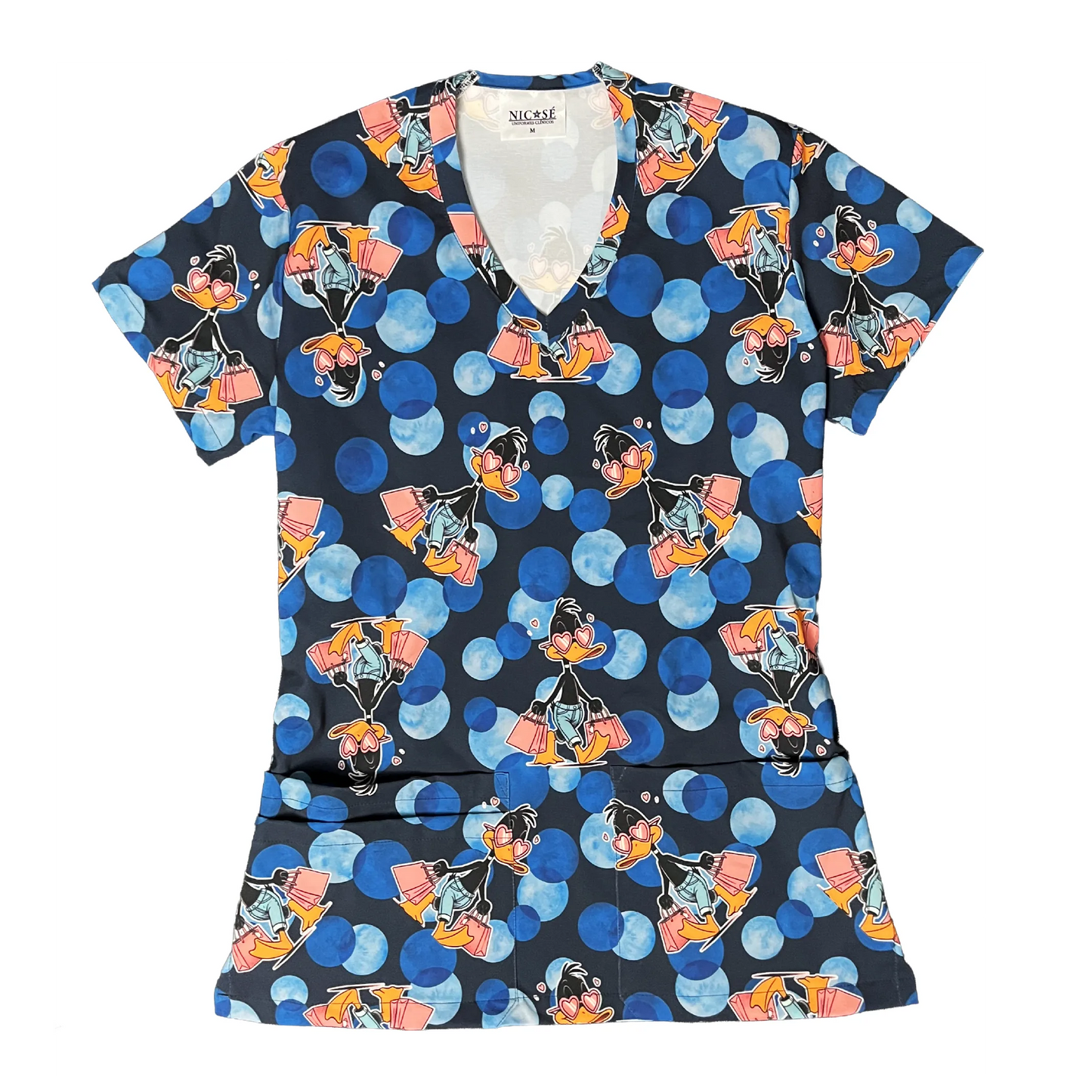 Pato Lucas Top Clínico Mujer (A pedido)
