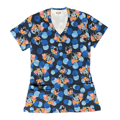 Pato Lucas Top Clínico Mujer (A pedido)