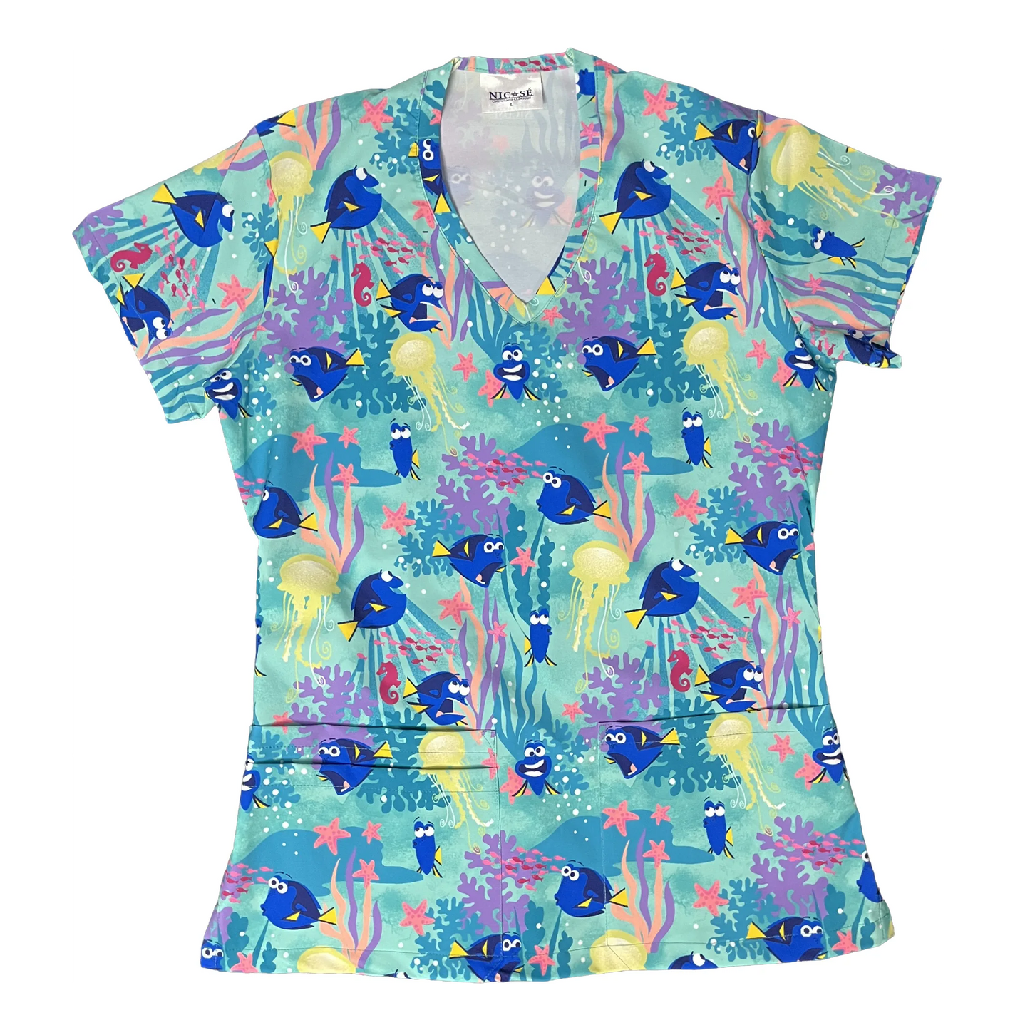 Dori aqua Top Clínico Mujer (A pedido)