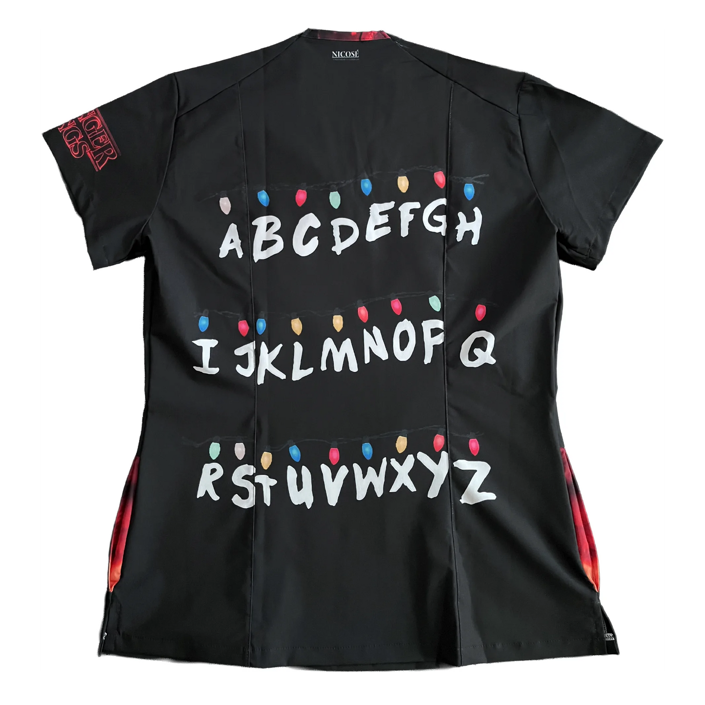 Stranger Things Top Clínico Mujer (A pedido)