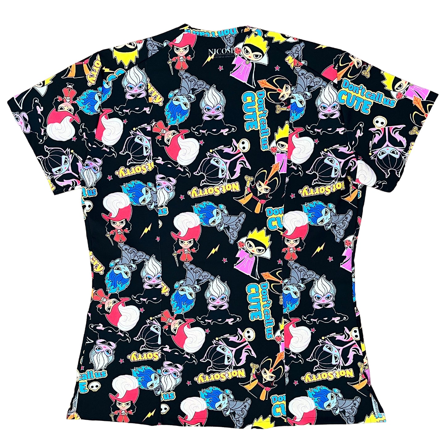 Villanas Top Clinico Negro Mujer (A pedido)