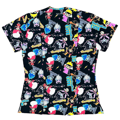 Villanas Top Clinico Negro Mujer (A pedido)