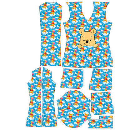 Winnie Celeste Top Clinico Mujer (abono 50%)